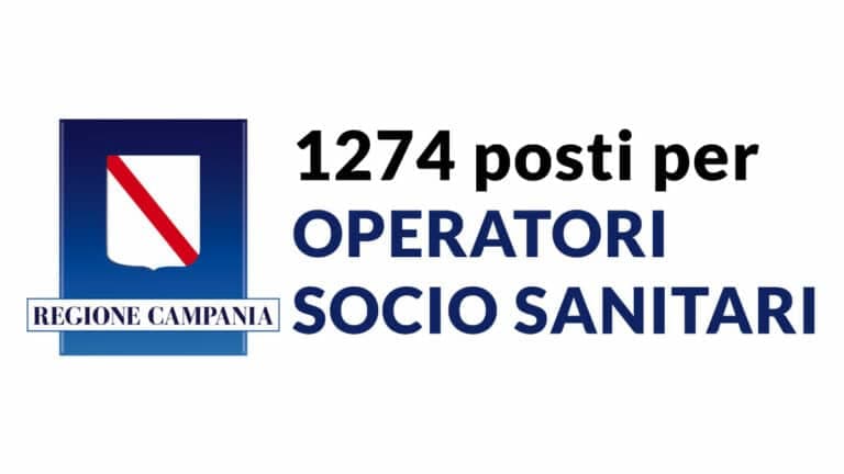 Concorso OSS CAMPANIA 1274 POSTI